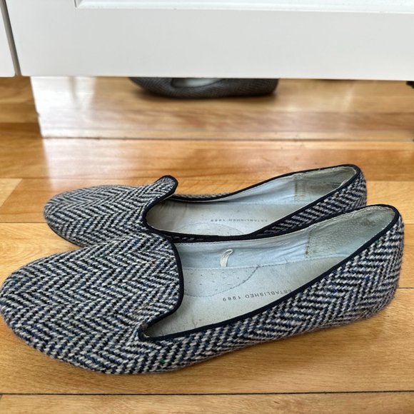 Gap Blue White Black Flats Size 8 - Picture 4 of 4